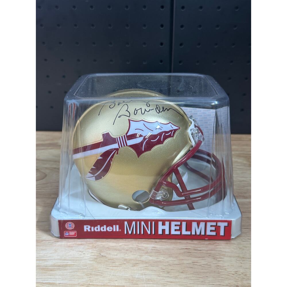 Bobby Bowden Signed Florida State Mini Helmet PSA COA FSU Seminoles